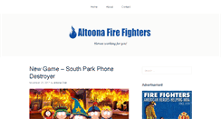 Desktop Screenshot of altoonafirefighters.org