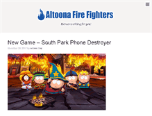 Tablet Screenshot of altoonafirefighters.org